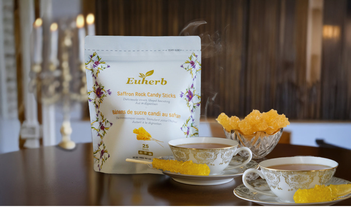 Saffron Rock Candy 25 Pack