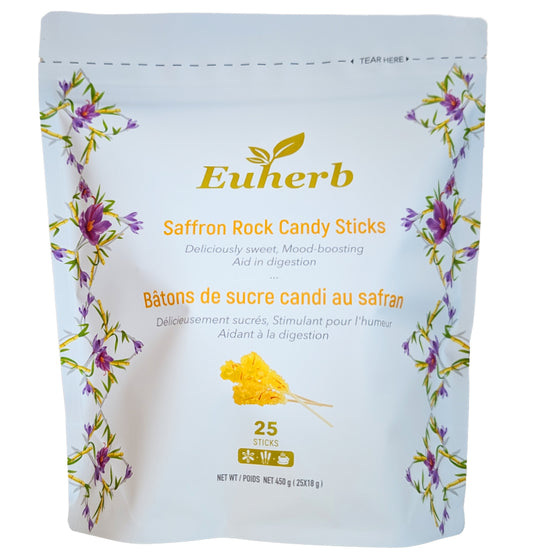 Saffron Rock Candy 25 Pack