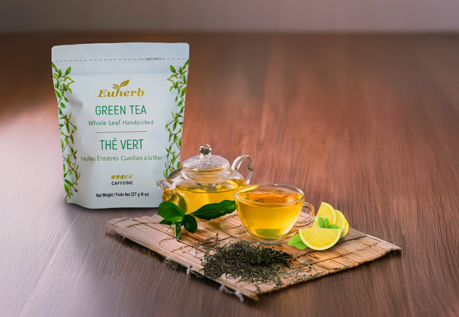Green Tea, Loose Leaf, 227g (8oz) – My Store